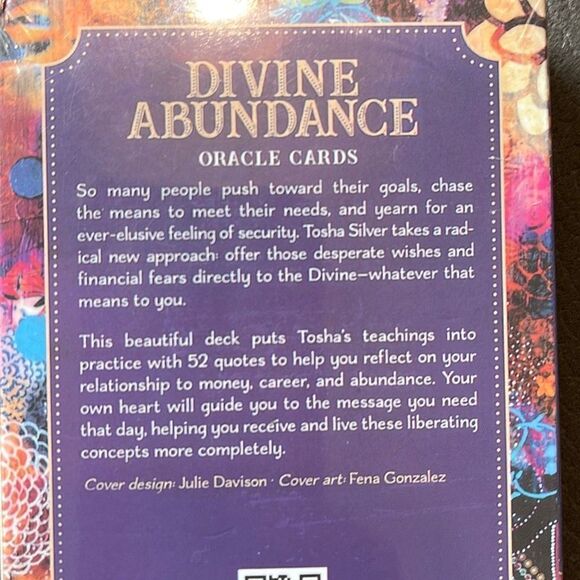 Divine Abundance oracle cards mini deck 51 cards Tosha Silver NEW NIP - Picture 3 of 12